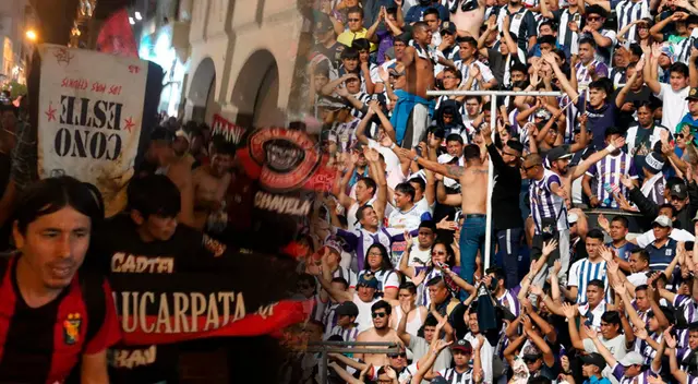 Hinchas de Alianza y Melgar protagonizan revuelvo en las calles en el marco de la final.