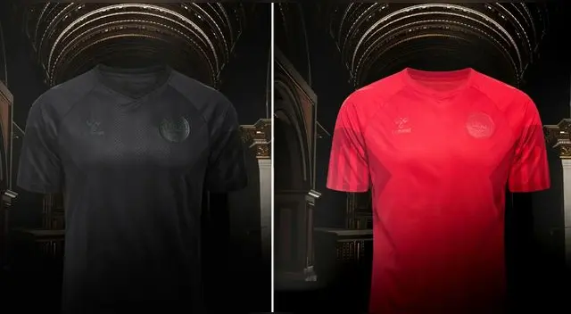 La selección de Dinamarca ha presentado sus camisetas "anti Mundial" como protesta al evento futbolístico de la FIFA. La selección de Dinamarca ha presentado sus camisetas "anti Mundial" como protesta al evento futbolístico de la FIFA.