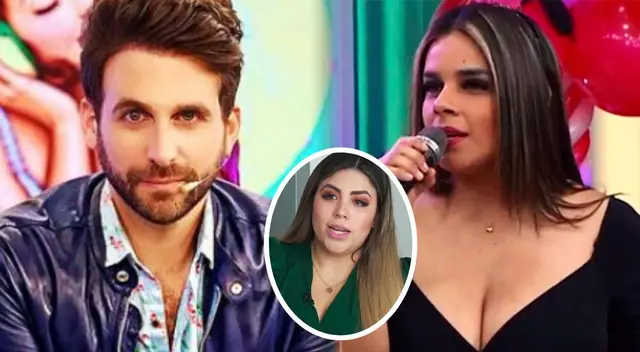 Peluchín sobre Giuliana Rengifo.