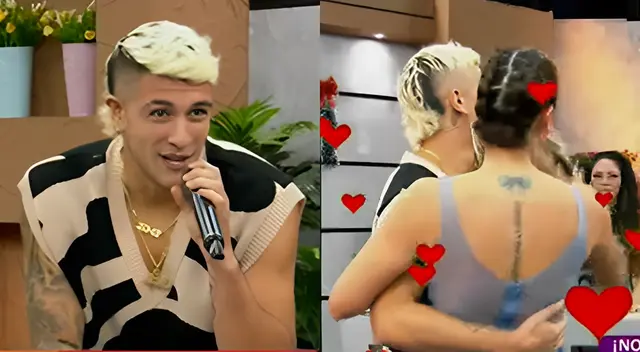 Emilio Jaime no perdió la oportunidad de chapar cintura y coquetear con Karla Tarazona