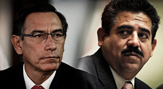 Martín Vizcarra se encontró con Manuel Merino  y se generó tensos momentos.