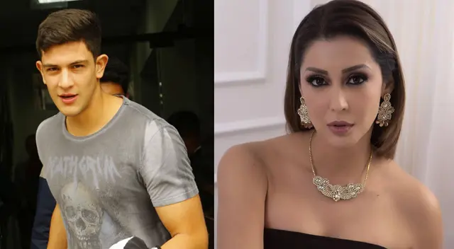 Emilio Jaime coquetea con Karla Tarazona y la avergüenza Emilio Jaime coquetea con Karla Tarazona y la avergüenza