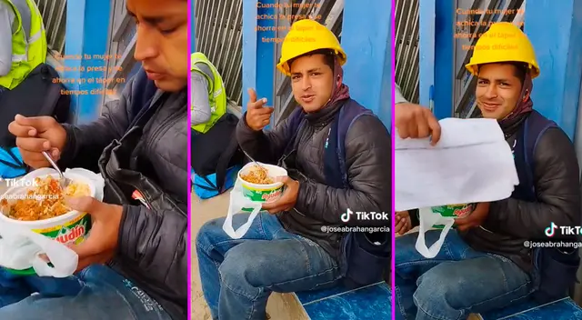 El obrero llegó a su trabajo con un táper de Ayudín y sus compañeros lo trolearon.