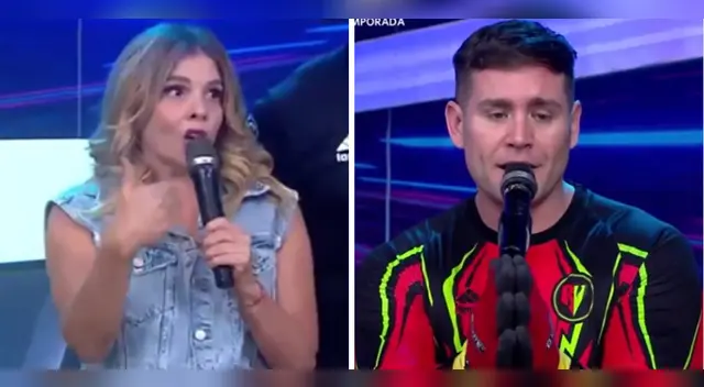 Johanna San Miguel y Pancho Rodríguez en tenso momento.