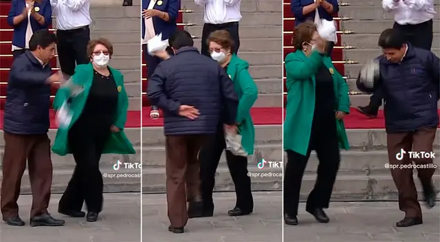 Pedro Castillo baila marinera en Palacio de Gobierno.