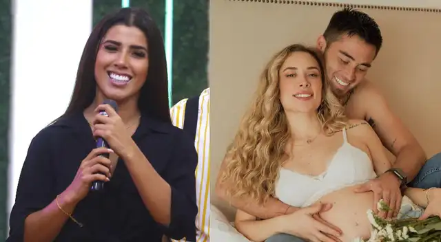 Yahaira Plasencia se emociona al ver a Gato Cuba y Ale Venturo comprando ropa para su bebé