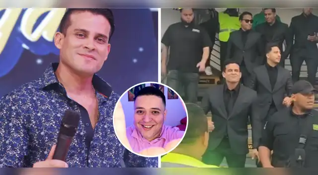 Christian Domínguez con excesiva seguridad.