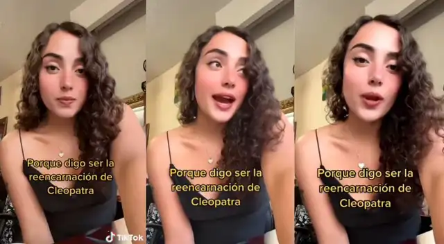 La señorita estaba muy segura de sus razones para ser la próxima Cleopatra.