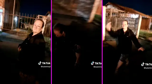 La señora acompañó a su hija para cuidarla de cualquier peligro de la noche. La señora acompañó a su hija para cuidarla de cualquier peligro de la noche.