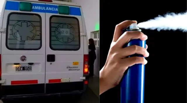 Había dos frascos de aerosoles donde estaba el menor sin vida. Había dos frascos de aerosoles donde estaba el menor sin vida.