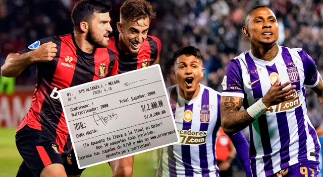 El hincha de Melgar apostó 2.000 soles de su dinero.