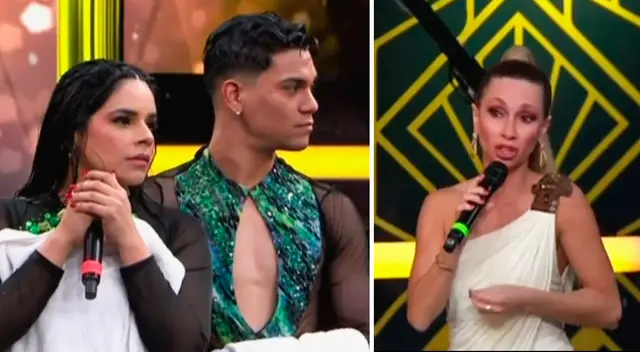 Giuliana Rengifo CULPA a su bailarín por errores. Giuliana Rengifo CULPA a su bailarín por errores.