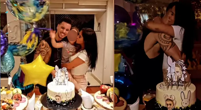 Melissa Paredes celebra los 35 años de Anthony Aranda y la inmortalizan con foto del recuerdo.