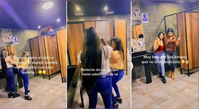 Sus amigas estaban esperando noticias luego de que su amiga se metiera a despertarla y escena es viral en TikTok. Sus amigas estaban esperando noticias luego de que su amiga se metiera a despertarla y escena es viral en TikTok.