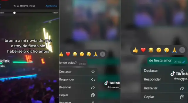 No la llamó y prefirió decirle la verdad por WhatsApp. No la llamó y prefirió decirle la verdad por WhatsApp.