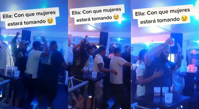Los muchachos se divertían en la discoteca Los muchachos se divertían en la discoteca
