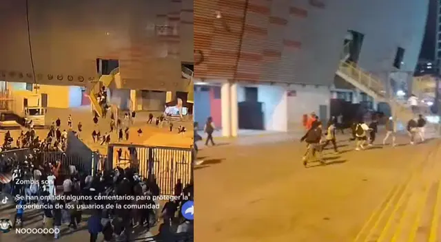 Decenas de personas ingresaron al concierto trepando las rejas.