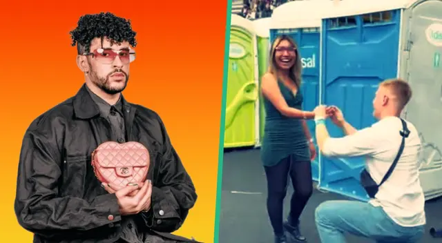 Bad Bunny en Lima: Piden matrimonio en pleno concierto minutos antes de que el 'Conejo malo' salga al escenario Bad Bunny en Lima: Piden matrimonio en pleno concierto minutos antes de que el 'Conejo malo' salga al escenario