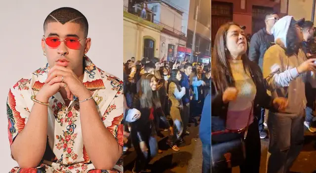 Bad Bunny: Fans que no ingresaron hicieron CONCIERTO paralelo coreando éxitos del 'conejo malo'.