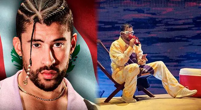 Bad Bunny se lució cantando 'Contigo Perú'.