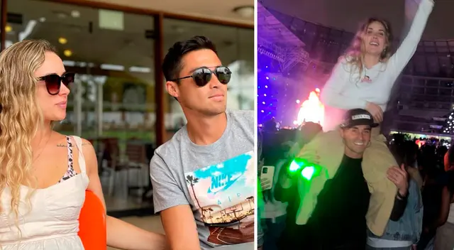 Ale Venturo bailó al máximo en concierto de Bad Bunny.