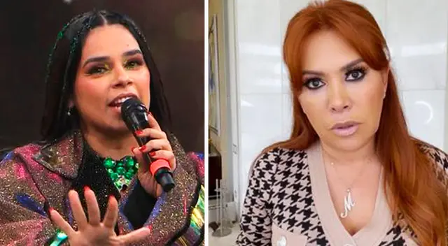Magaly Medina sorprendida por chats de Giuliana Rengifo.