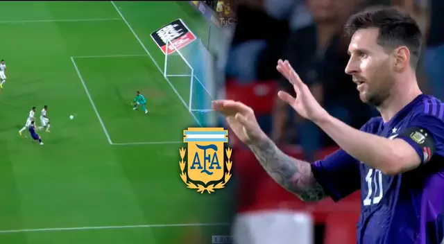 Lionel Messi puso el 4-0 para Argentina ante Emiratos Árabes Unidos. Lionel Messi puso el 4-0 para Argentina ante Emiratos Árabes Unidos.