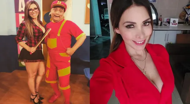 Lucecita Ceballos formó parte del programa cómico de Jorge Benavides.