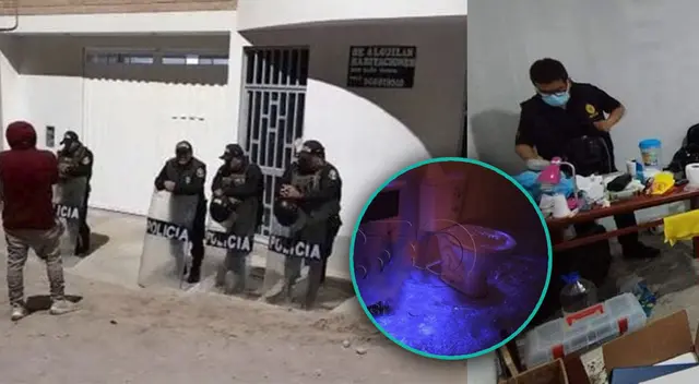 Prueba de Luminol en casa de Juan Pablo Villafuerte, dio positivo para sangre humana. Prueba de Luminol en casa de Juan Pablo Villafuerte, dio positivo para sangre humana.