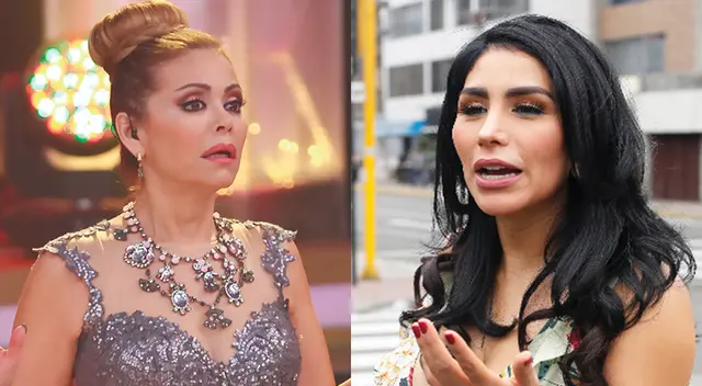 Gisela Valcárcel sacó a Leysi Suárez del set al encontrarla tratando de espiar ensayo de otro integrante de 'El gran show'.