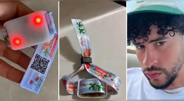 La pulsera fue entrega de manera gratuita en el concierto de Bad Bunny.