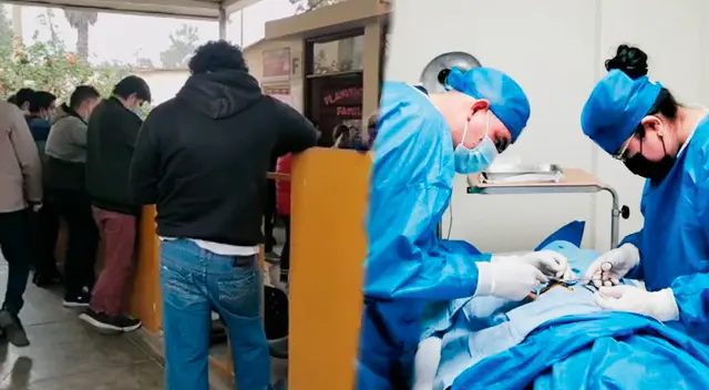 Más de 80 comeños acudieron al hospital Sergio Bernales para realizare la vasectomía.