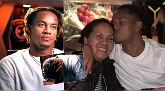 Así fue la conmovedora escena del delantero de la selección peruana.