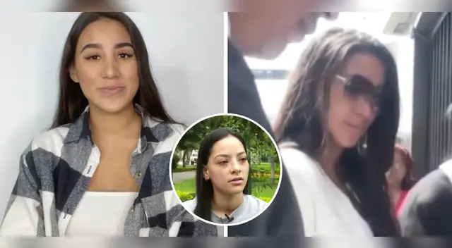 Samahara Lobatón llega a la Fiscalía para declarar.