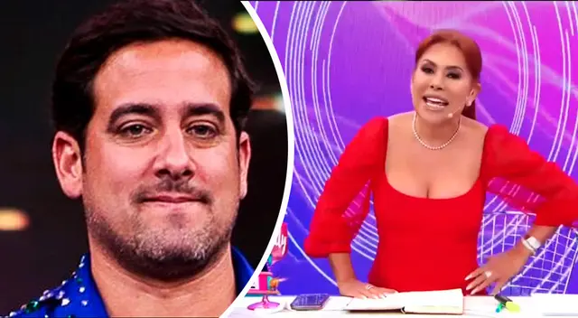 Magaly Medina critica a Óscar del Portal. Magaly Medina critica a Óscar del Portal.