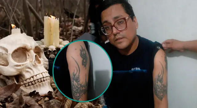 Juan Pablo Villacorta se habría hecho un tatuaje que hace alusión a la banda metal Slipknot.