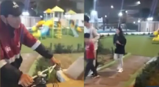 Sereno de Pueblo Libre que expulsa a menores de parque Sereno de Pueblo Libre que expulsa a menores de parque