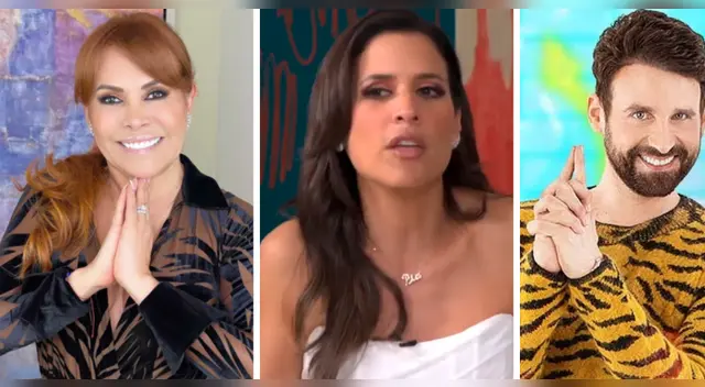 María Pía Copello se refiere a Magaly y Peluchín. María Pía Copello se refiere a Magaly y Peluchín.