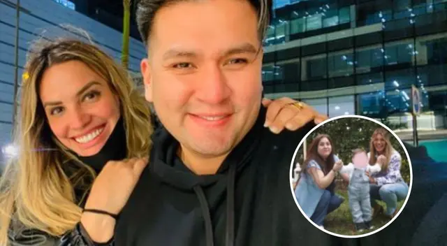 Deyvis Orosco y Cassandra Sánchez de Lamadrid comparten fiesta de cumpleaños de su hijo