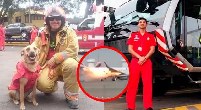 Familias realizan misa por los bomberos fallecidos.