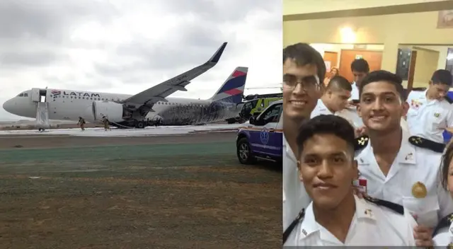 Amigos de joven bombero fallecido en accidente en el aeropuerto Jorge Chávez Amigos de joven bombero fallecido en accidente en el aeropuerto Jorge Chávez