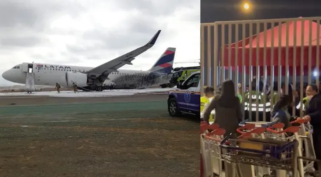 Pasajeros discuten con efectivos policiales Pasajeros discuten con efectivos policiales