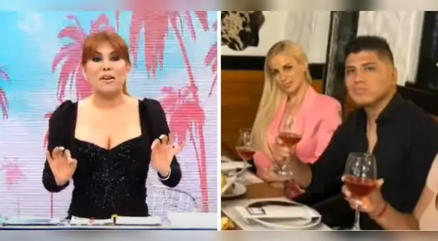 Dalia Durán brindó con John Kelvin. Dalia Durán brindó con John Kelvin.