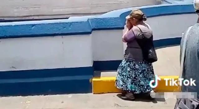 La señora pide la libertad de su familiar. La señora pide la libertad de su familiar.