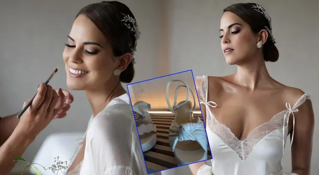 Valería Piazza muestra parte de lo que usará en su matrimonio con Pierre Cateriano.