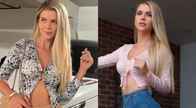 Brunella Horna reveló que el día de hoy un vestido que iba a usar le quedaba "súper grande". Brunella Horna reveló que el día de hoy un vestido que iba a usar le quedaba "súper grande".