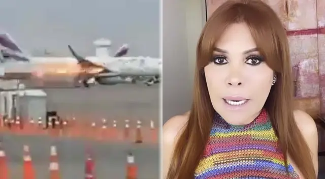 Magaly Medina se pronuncia tras accidente de avión. Magaly Medina se pronuncia tras accidente de avión.