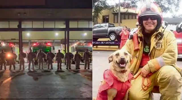 Desde España, los bomberos del aeropuerto de Bilbao publicaron un video en el que se muestran con el uniforme como un acto simbólico. Desde España, los bomberos del aeropuerto de Bilbao publicaron un video en el que se muestran con el uniforme como un acto simbólico.
