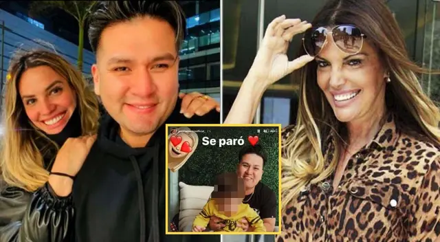 Jessica Newton chocha con su nieto y envía mensaje a Cassandra Sánchez y Deyvis Orosco.