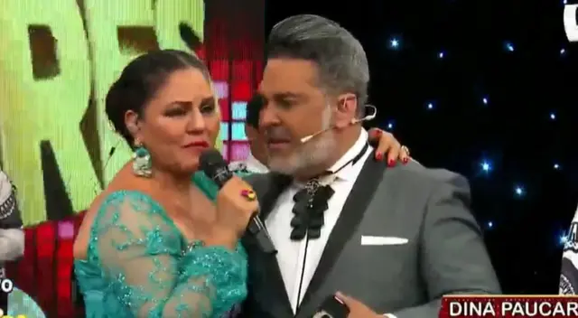 Dina Páucar se quiebra EN VIVO en programa 'Sábado con Andrés'